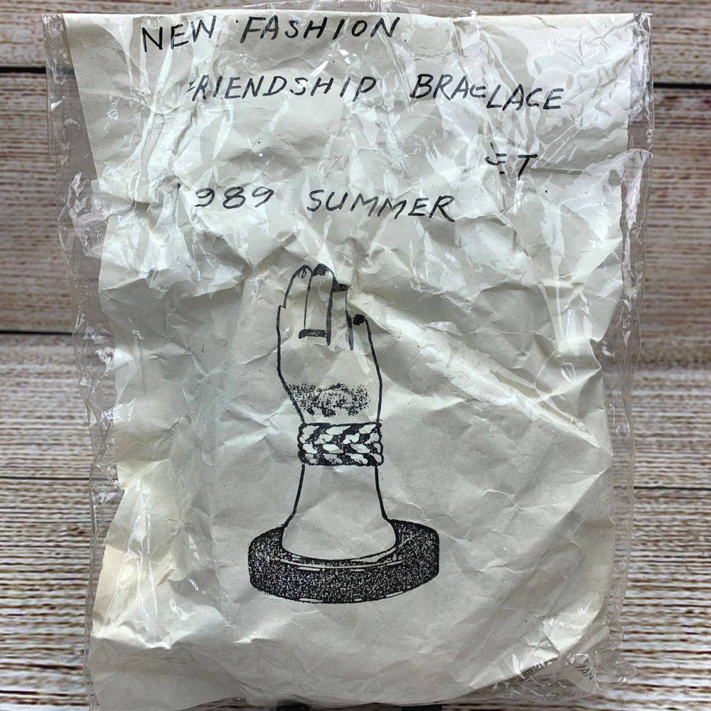 Vintage 1989‎ Summer New Fashion Friendship Bracelet Making Neon